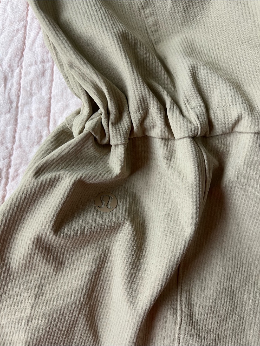 lululemon athletica Beige Short-Sleeve Utility Romper - Picture 10 of 10